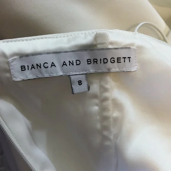 Bianca and Bridgett White Bodycon Dress - Picture 3 of 11